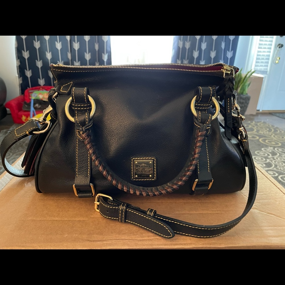 Dooney and Bourke Pebble Leather Satchel